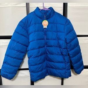 The Children’s Place Boys Long Sleeve Blue Puffer Jacket XXL (16) NWT